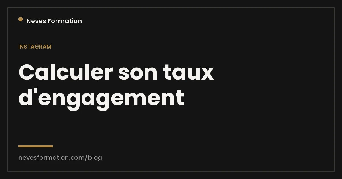 Taux d'engagement