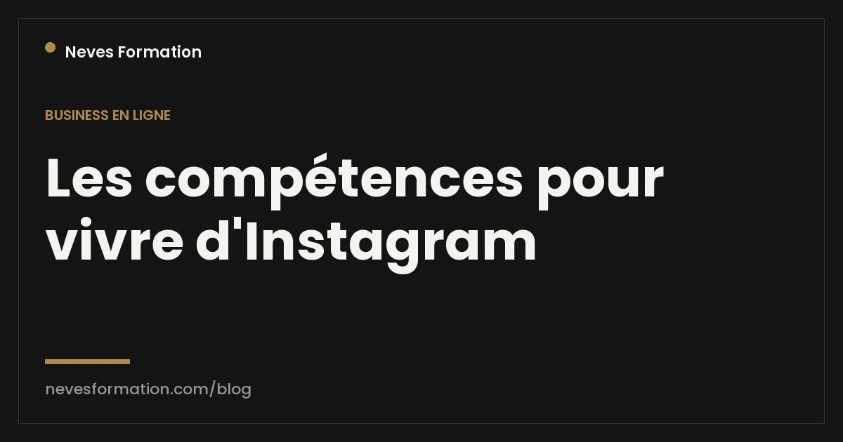 Compétences fondamentales