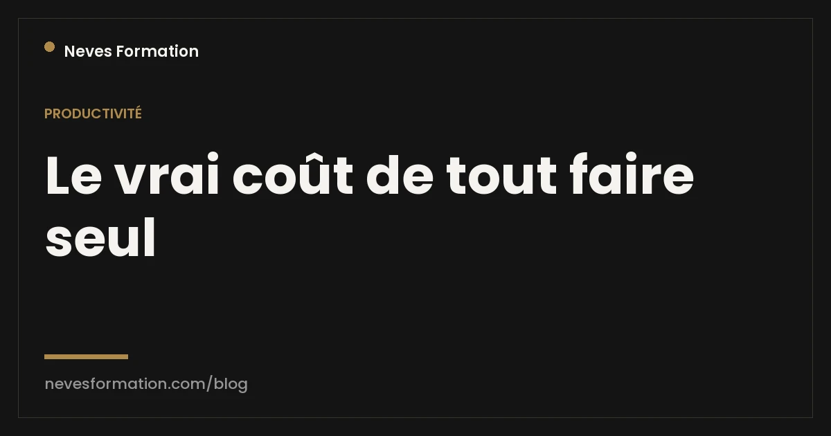 Déléguer et automatiser