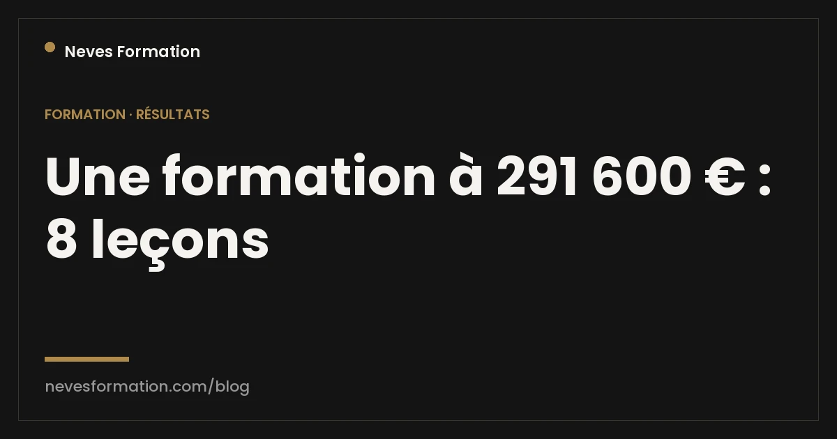 Combien rapporte une formation en ligne