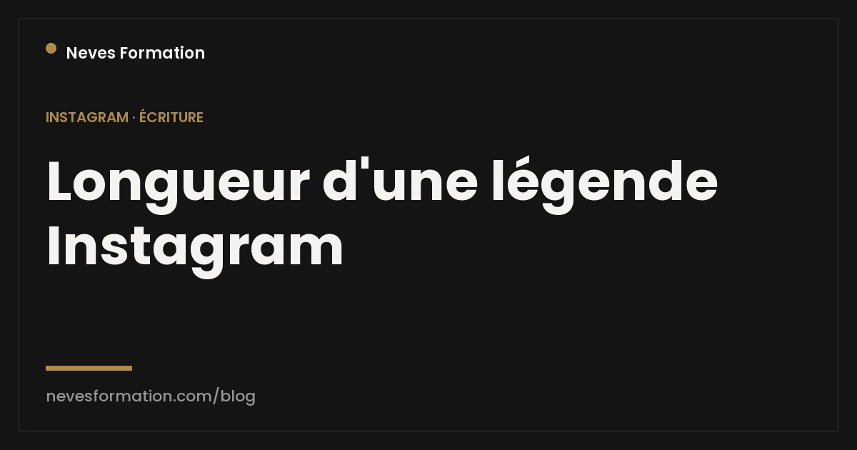 Longueur d'une légende