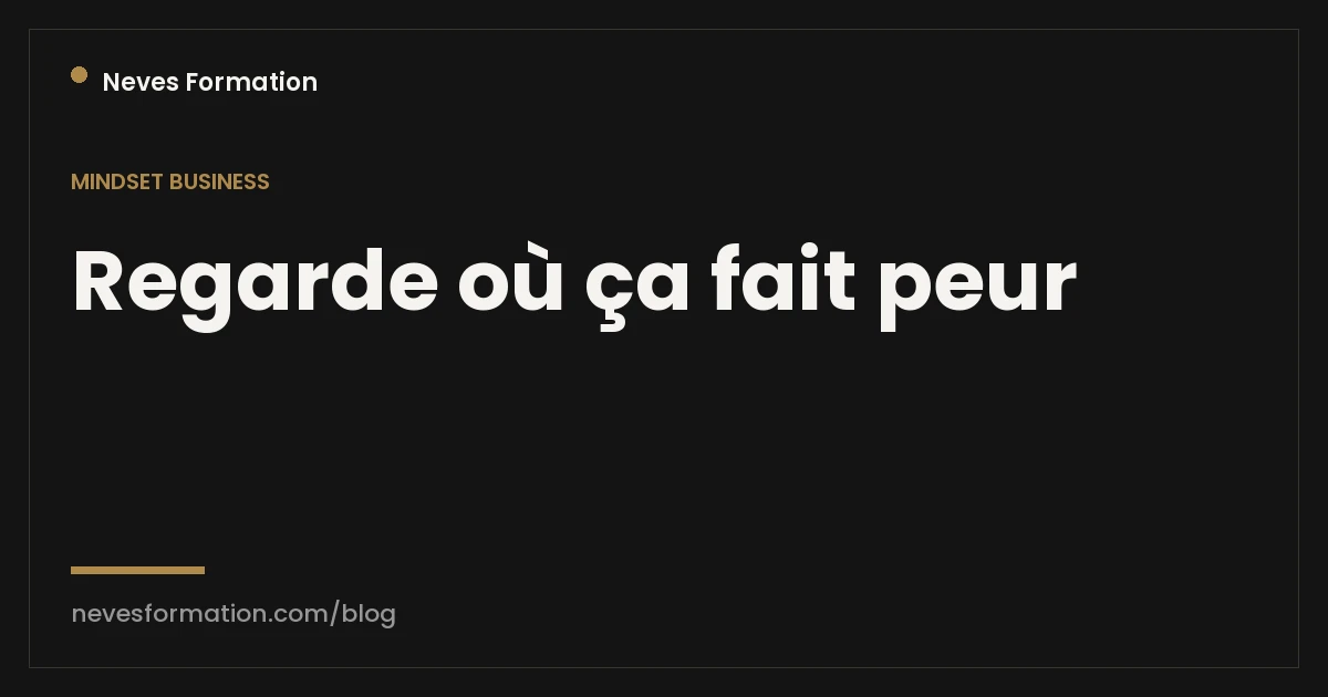 Séminaire entre entrepreneurs