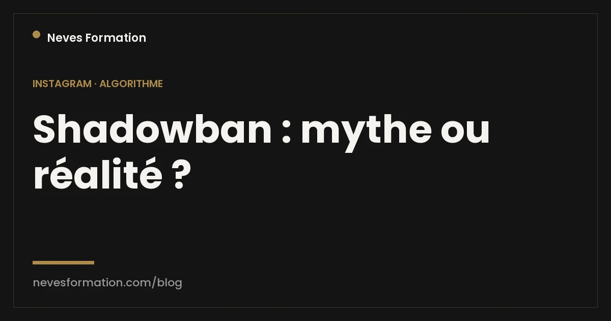 Shadowban Instagram